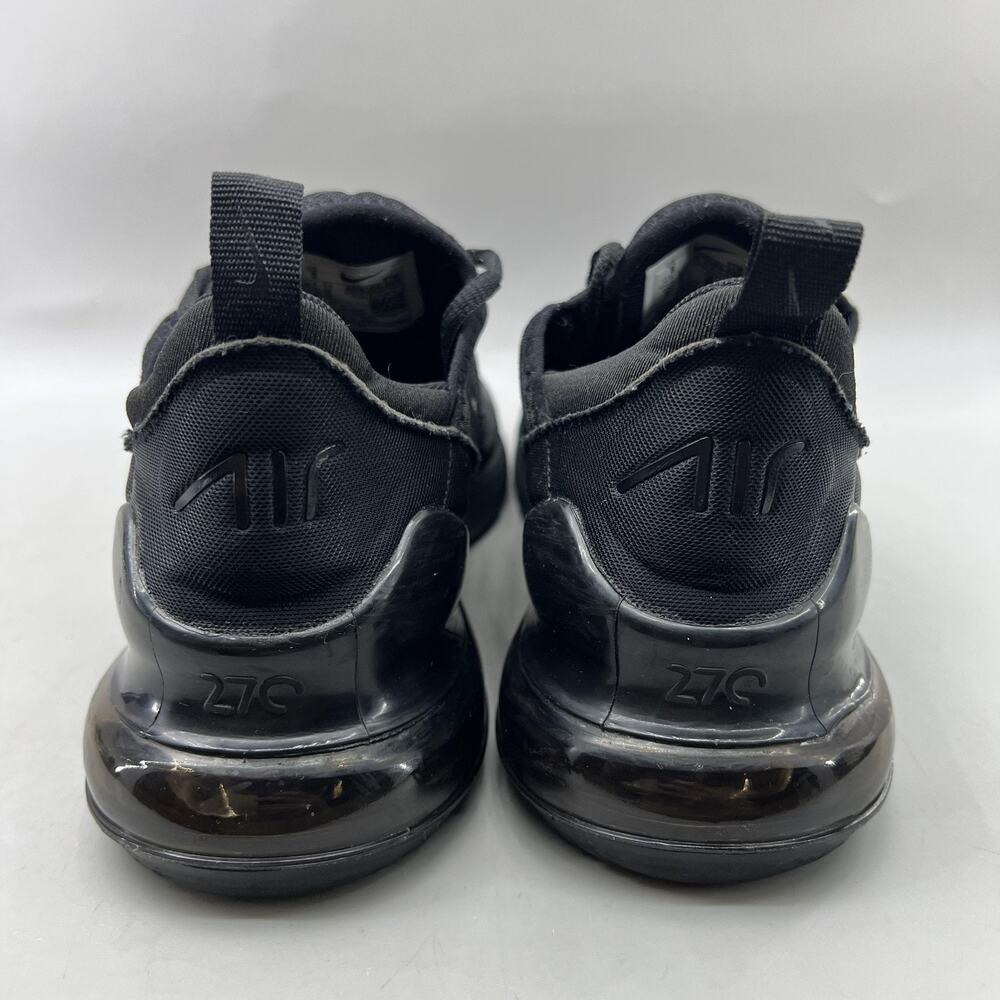 Nike Air Max 270 Running Shoes Women Size 8 Black Mesh Comfort Low Top Sneakers - Picture 4 of 9